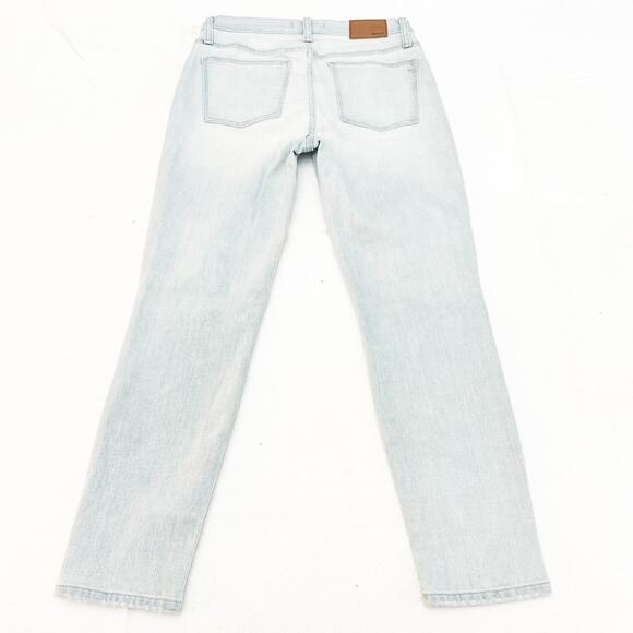 Madewell 9" Mid-Rise Skinny Crop Light Wash Denim Jeans Size 27 - Picture 3 of 8